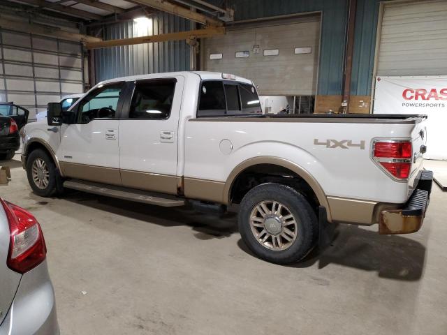 1FTFW1ETXCKD87585 - 2012 FORD F150 SUPERCREW WHITE photo 2