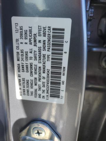 JH4CU2F45EC004542 - 2014 ACURA TSX SILVER photo 12