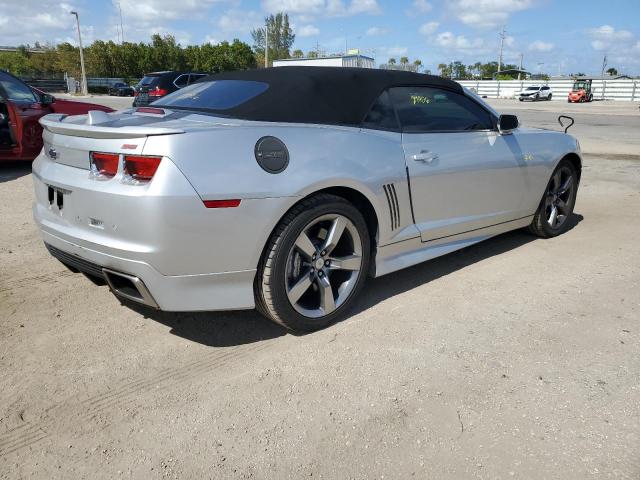 2G1FK3DJ0B9159434 - 2011 CHEVROLET CAMARO 2SS SILVER photo 3