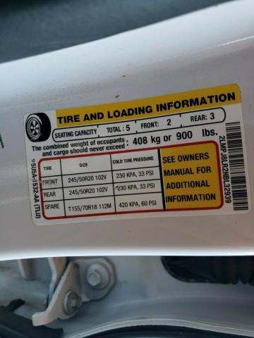 2LMPJ8LR2HBL32939 - 2017 LINCOLN MKX RESERVE WHITE photo 12