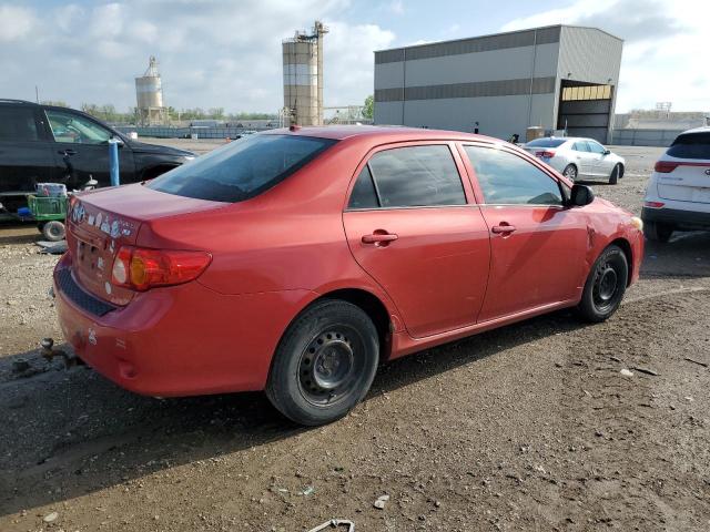 1NXBU4EE4AZ292959 - 2010 TOYOTA COROLLA BASE RED photo 3