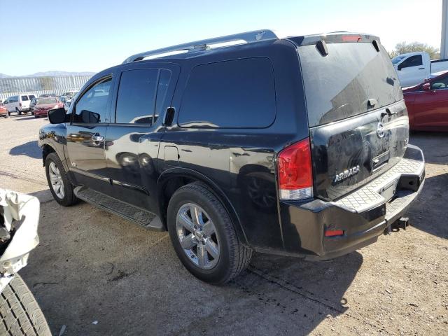 5N1BA08DX8N610298 - 2008 NISSAN ARMADA SE BLACK photo 2