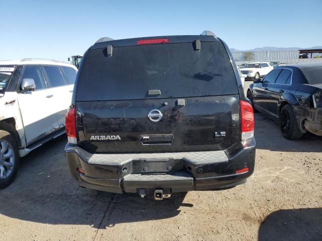 5N1BA08DX8N610298 - 2008 NISSAN ARMADA SE BLACK photo 6