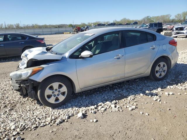 KNAFK4A65E5153740 - 2014 KIA FORTE LX SILVER photo 1