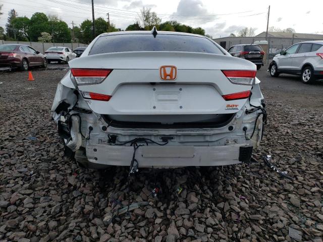 1HGCV2F92NA012654 - 2022 HONDA ACCORD TOURING WHITE photo 6