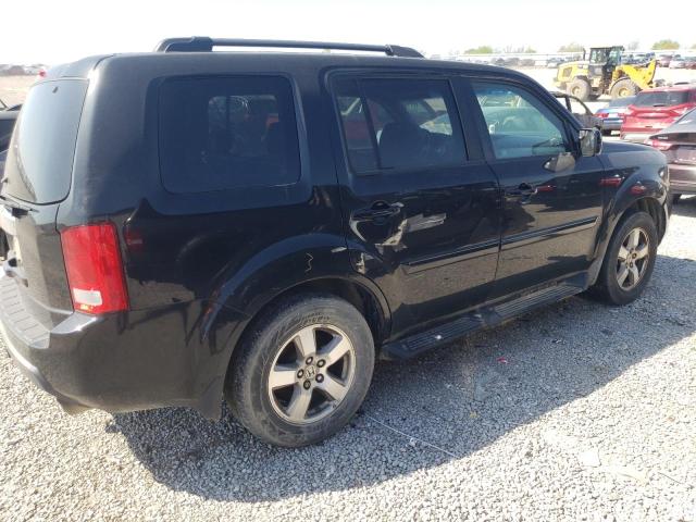 5FNYF38509B000629 - 2009 HONDA PILOT EXL BLACK photo 3