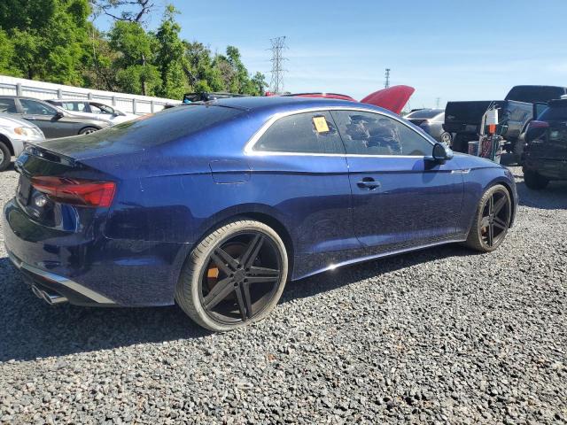 WAUP4AF52MA046180 - 2021 AUDI S5 PREMIUM PLUS ლურჯი ფოტო 3