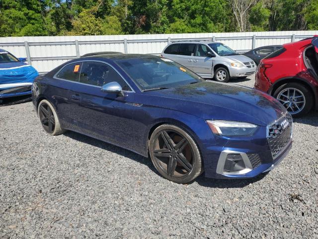 WAUP4AF52MA046180 - 2021 AUDI S5 PREMIUM PLUS ლურჯი ფოტო 4