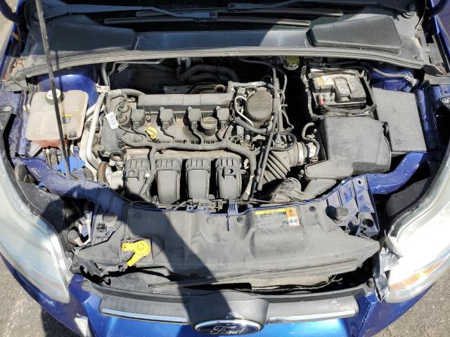 1FAHP3K22CL360023 - 2012 FORD FOCUS SE BLUE photo 11