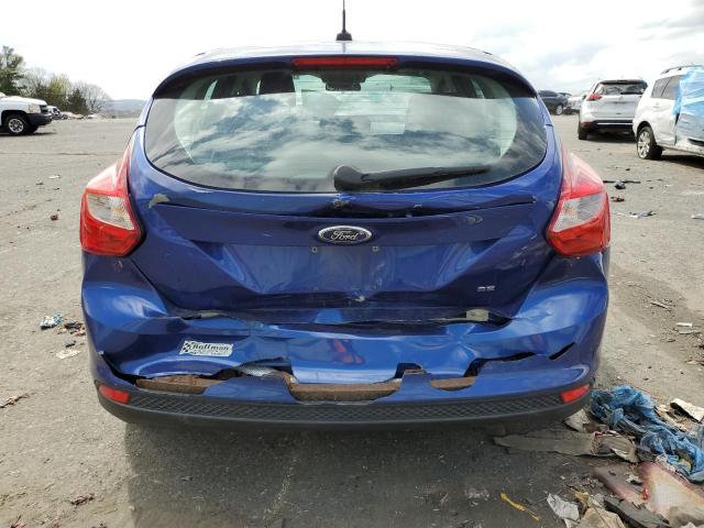 1FAHP3K22CL360023 - 2012 FORD FOCUS SE BLUE photo 6