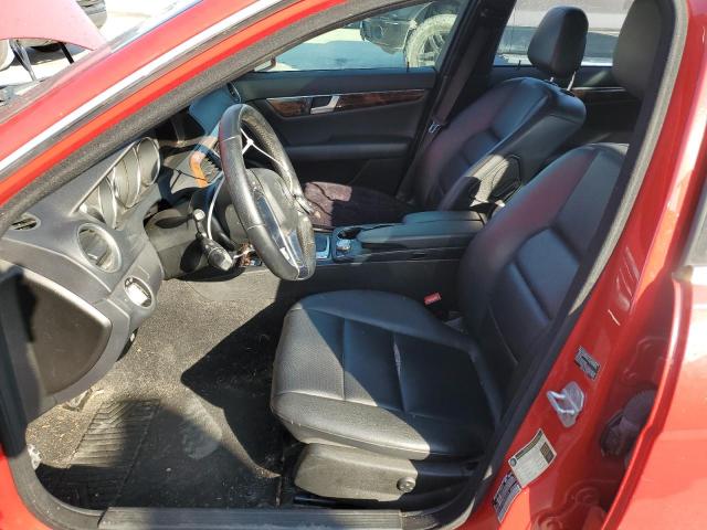 WDDGF4HB2CA672558 - 2012 MERCEDES-BENZ C 250 RED photo 7