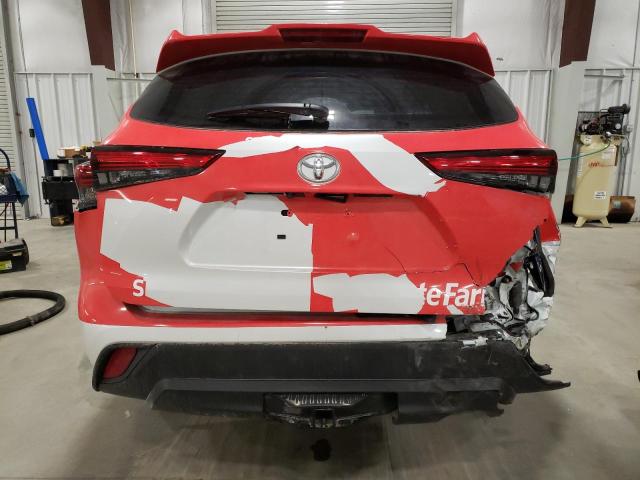 5TDGZRBHXNS249132 - 2022 TOYOTA HIGHLANDER XLE WHITE photo 6