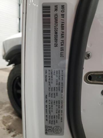 1C6RR7LG5MS589126 - 2021 RAM 1500 CLASS SLT თეთრი ფოტო 13