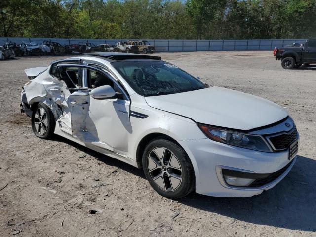 KNAGM4AD7D5045390 - 2013 KIA OPTIMA HYBRID WHITE photo 4