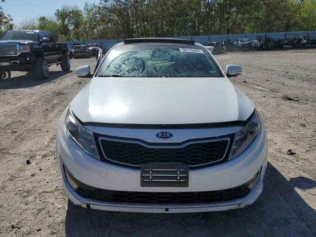 KNAGM4AD7D5045390 - 2013 KIA OPTIMA HYBRID WHITE photo 5