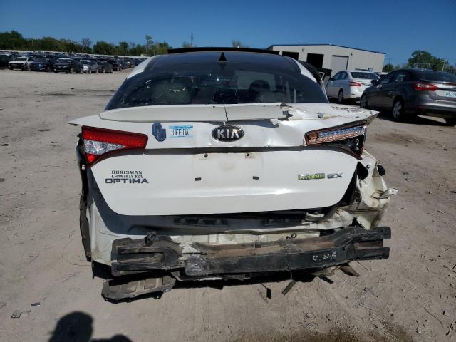 KNAGM4AD7D5045390 - 2013 KIA OPTIMA HYBRID WHITE photo 6