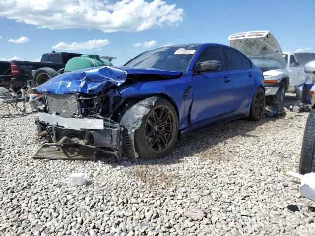 WBS43AY0XNFM02625 - 2022 BMW M3 COMPETITION BLUE photo 1