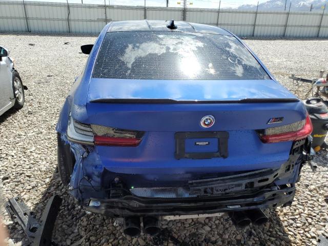 WBS43AY0XNFM02625 - 2022 BMW M3 COMPETITION BLUE photo 6