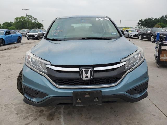 2HKRM3H30FH552590 - 2015 HONDA CR-V LX TEAL photo 5