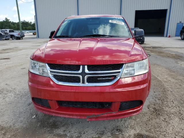 3C4PDCABXCT324343 - 2012 DODGE JOURNEY SE RED photo 5