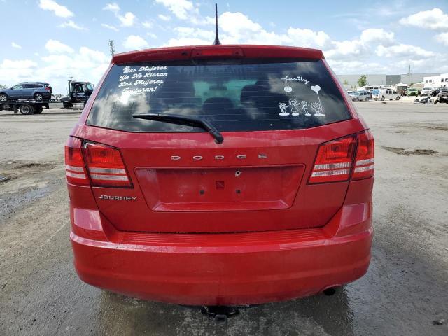 3C4PDCABXCT324343 - 2012 DODGE JOURNEY SE RED photo 6