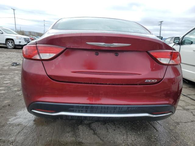 1C3CCCAB6FN570977 - 2015 CHRYSLER 200 LIMITED RED photo 6