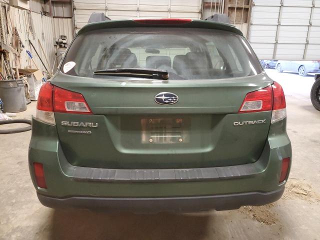 4S4BRCAC0D3236298 - 2013 SUBARU OUTBACK 2.5I GREEN photo 6