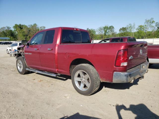 1C6RD7GT3CS276841 - 2012 DODGE RAM 1500 SLT MAROON photo 2