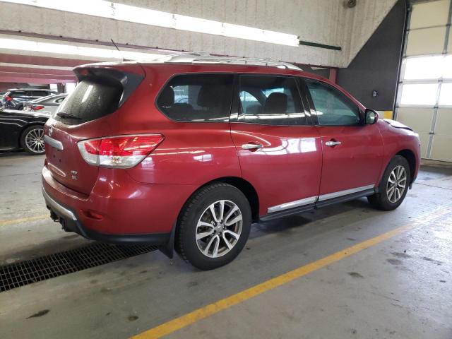 5N1AR2MM4DC666071 - 2013 NISSAN PATHFINDER S BURGUNDY photo 3