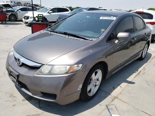19XFA1F63BE041161 - 2011 HONDA CIVIC LX-S Gris photo 1