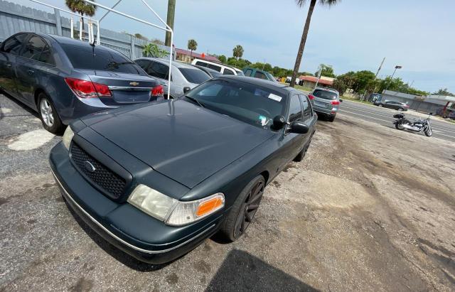 2FABP7BV2BX127591 - 2011 FORD CROWN VICT POLICE INTERCEPTOR GREEN photo 2