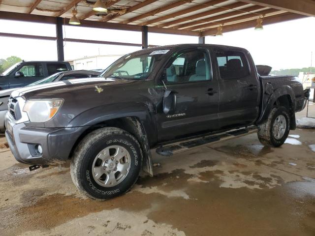 5TFLU4EN2FX136756 - 2015 TOYOTA TACOMA DOUBLE CAB GRAY photo 1