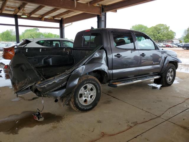 5TFLU4EN2FX136756 - 2015 TOYOTA TACOMA DOUBLE CAB GRAY photo 3