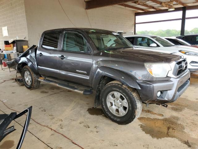 5TFLU4EN2FX136756 - 2015 TOYOTA TACOMA DOUBLE CAB GRAY photo 4