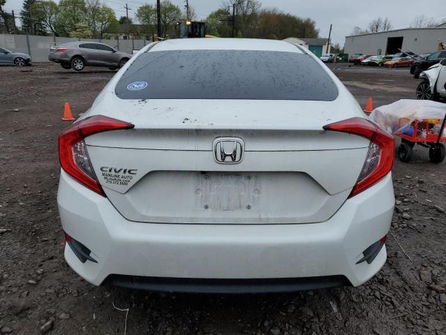 2HGFC2F60KH582366 - 2019 HONDA CIVIC LX WHITE photo 6