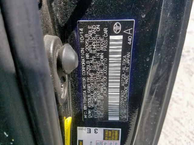 JTKJF5C70FJ002710 - 2015 TOYOTA SCION TC  照片 10