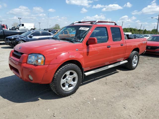 1N6MD29Y04C455538 - 2004 NISSAN FRONTIER CREW CAB SC RED photo 1