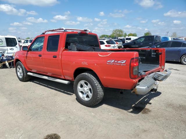 1N6MD29Y04C455538 - 2004 NISSAN FRONTIER CREW CAB SC RED photo 2