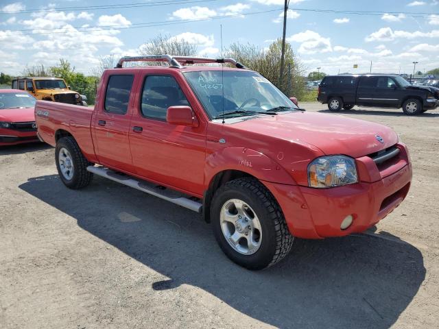 1N6MD29Y04C455538 - 2004 NISSAN FRONTIER CREW CAB SC RED photo 4