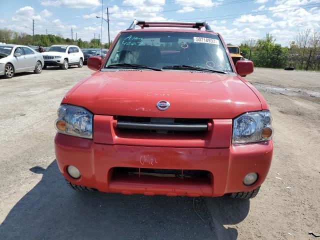 1N6MD29Y04C455538 - 2004 NISSAN FRONTIER CREW CAB SC RED photo 5