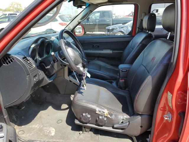 1N6MD29Y04C455538 - 2004 NISSAN FRONTIER CREW CAB SC RED photo 7