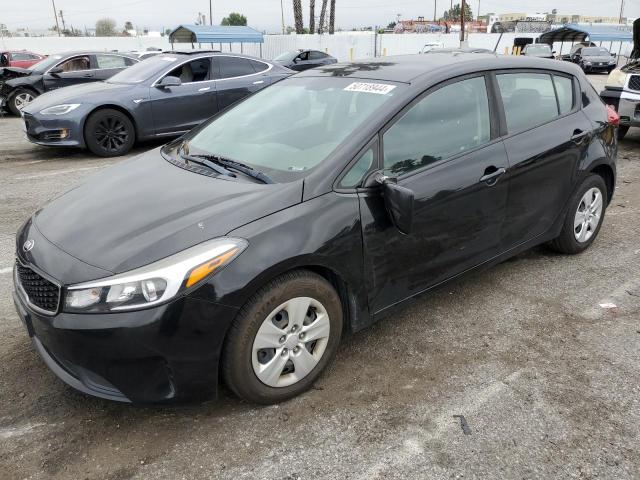 KNAFK5A84H5719592 - 2017 KIA FORTE LX BLACK photo 1