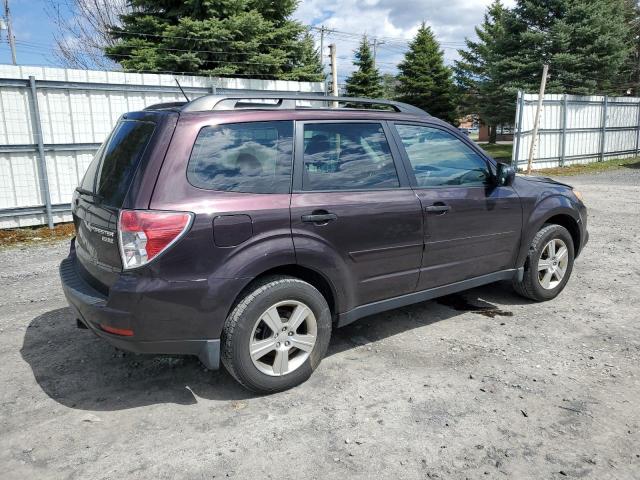 JF2SHABC0DH411521 - 2013 SUBARU FORESTER 2.5X MAROON photo 3