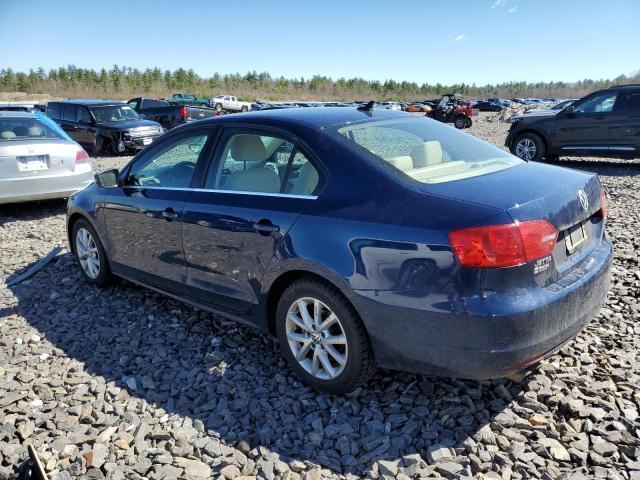 3VWD17AJXEM381064 - 2014 VOLKSWAGEN JETTA SE BLUE photo 2