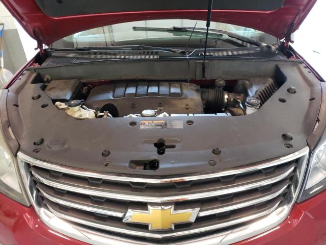 1GNKVJKD5EJ210473 - 2014 CHEVROLET TRAVERSE LTZ RED photo 12