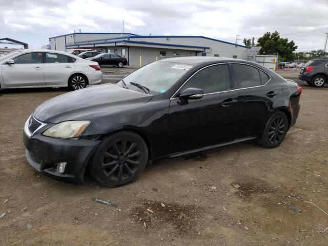 JTHBF5C28A5126286 - 2010 LEXUS IS 250 BLACK photo 1