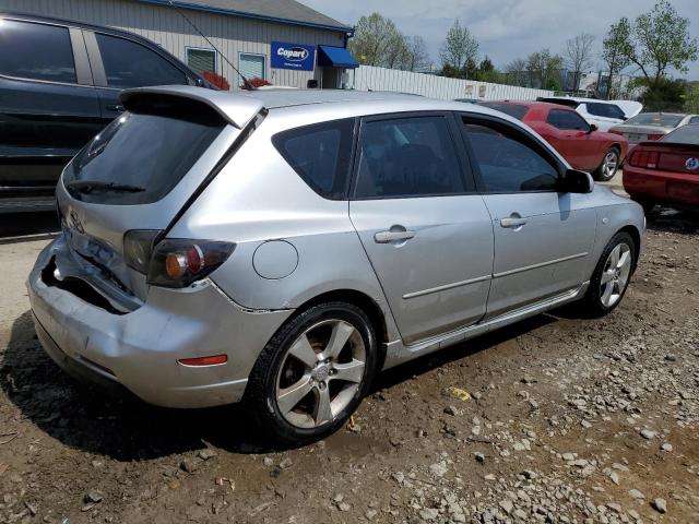 JM1BK143641103064 - 2004 MAZDA 3 HATCHBACK SILVER photo 3