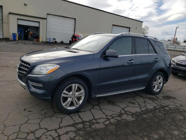 4JGDA5HB7FA492137 - 2015 MERCEDES-BENZ ML 350 4MATIC GRAY photo 1
