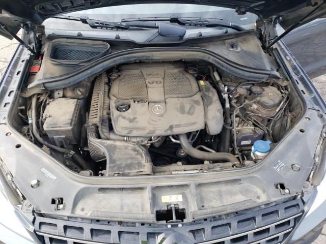 4JGDA5HB7FA492137 - 2015 MERCEDES-BENZ ML 350 4MATIC GRAY photo 11