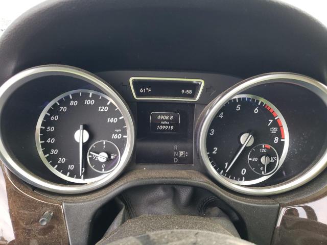 4JGDA5HB7FA492137 - 2015 MERCEDES-BENZ ML 350 4MATIC GRAY photo 9